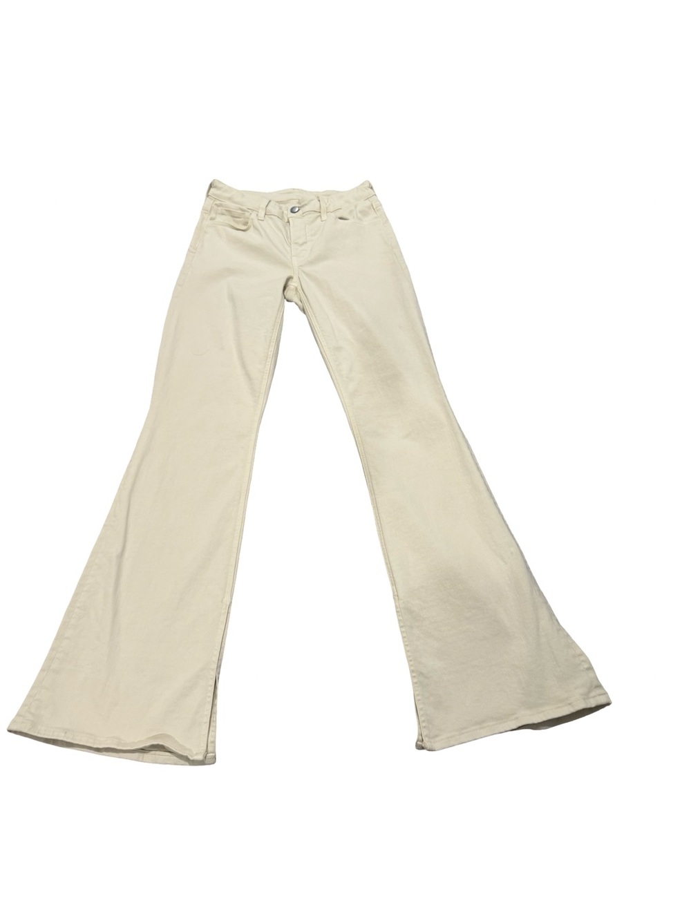 Edwin Lark Cream  Bootcut Flare Jeans  Wide Leg